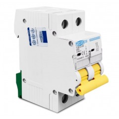Предпазител автоматичен TOMZN TOB1Z-63 600V 25A 2P DC