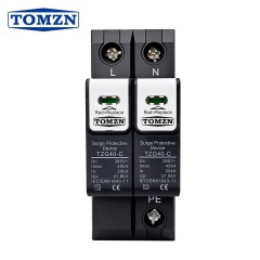 Катоден отводител TOMZN TZG40-C AC 275V 2P 20KA 40KA Black