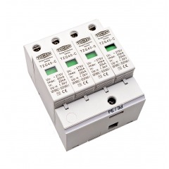 Катоден отводител TOMZN TZG40-C AC 275V 4P 20KA 40KA