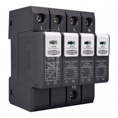 Катоден отводител TOMZN TZG40-C AC 275V 4P 20KA 40KA Black