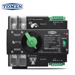 Монофазен АВР TOMZN Automatic Transfer Switch (ATS) TOQ7-125PV/2 2P/125A
