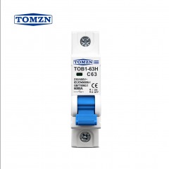 Предпазител автоматичен TOMZN TOB1-63H 230/400V 20A 1P AC MCB Class C