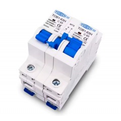 Ръчен превключвател TOMZN (MTS) TOB1-63H 230/400V 63A 1P+1P AC MCB