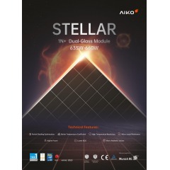 Соларен панел AIKO Stellar 1N+ N-Type ABC 650Wp (2382x1134x30mm)