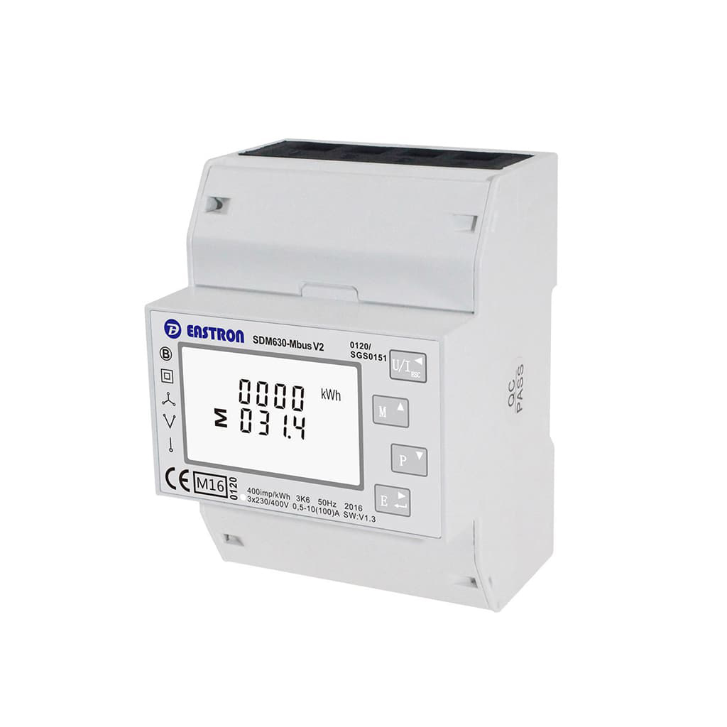 Трифазен ограничител Eastron SDM630 Mudbus V2 (DEYE) директен 100А