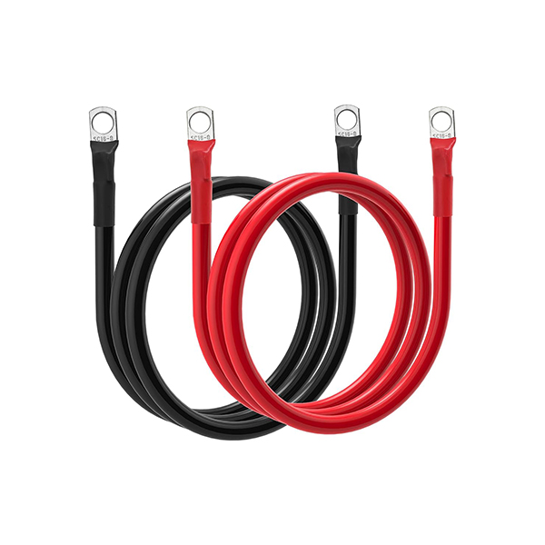 Комплект кабели Deye BOS-G HV 1.5m - 1000V/25mm2 с кабелни обувки