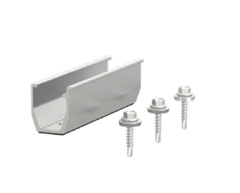 Clenergy релса мини рейл U type ER-S-U/M/250/H48